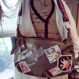 Disney Collection Tinkerbell Postage Stamp Bag